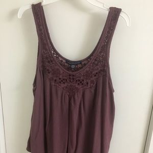 american eagle flowy tank top